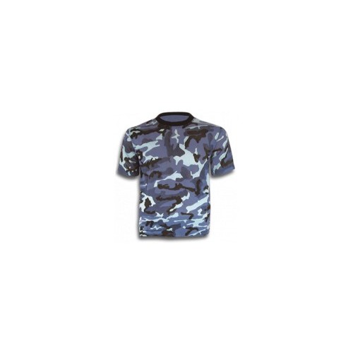 Camiseta Camo Azul Talla: XXL