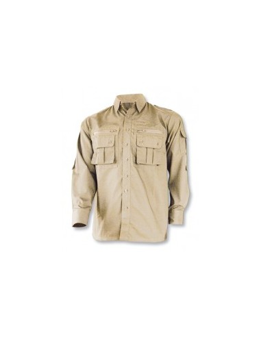 Camisa Cadet M/Larga Beige Talla: M
