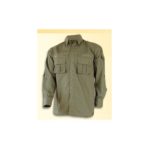 Camisa Cadet M/Larga Verde Talla: M