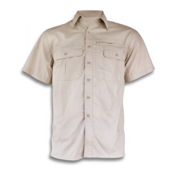 Camisa Cadet M/Corta Beige...