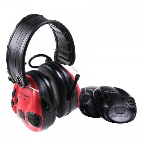 Peltor Sport Tac Negro/Rojo