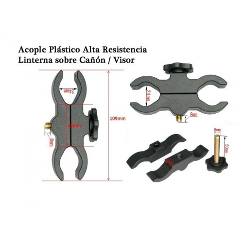 Acople Plastico Linterna