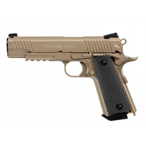 Colt M45 CQBP FDE Co2 - 4,5 mm BBs Acero