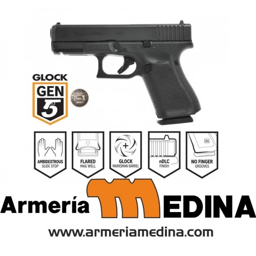 GLOCK 19 Gen5 Cal. 9x19