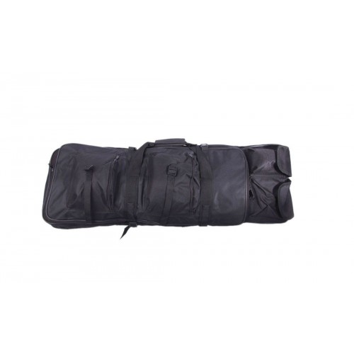 Funda para rifle  multibolsillos 100 cm negra.