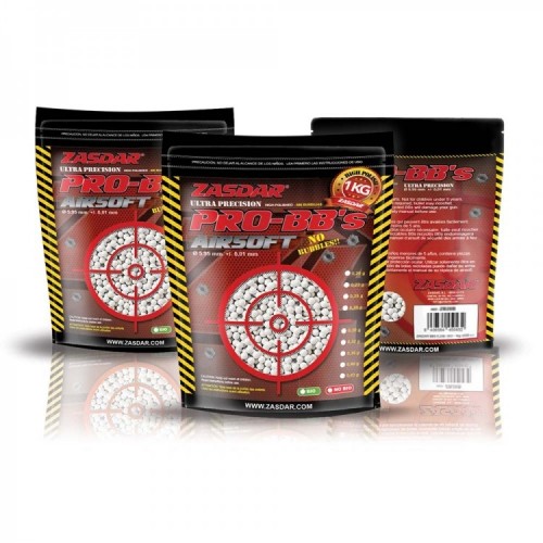 Pro-Bb's  0,25 BIO - Bolsa 1 kg. 4000 bolas - 6 mm