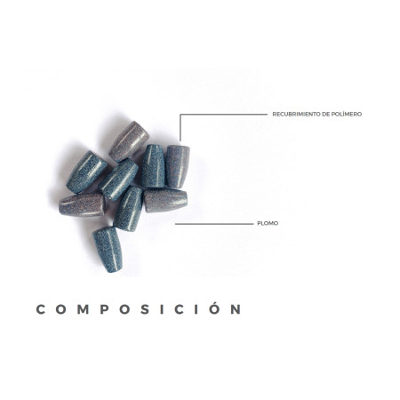 Puntas Arsenal Champion Troncocónicas, 9mm, 152gr, 1000 Ud.