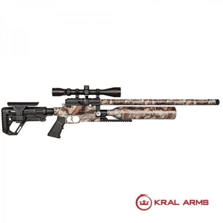 Carabina PCP KRAL Puncher Jumbo Dazzle Camo.  - 24 Julios