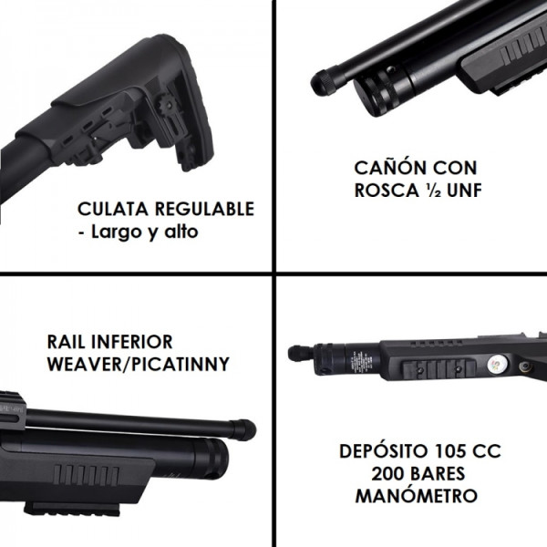 Pistola PCP KRAL Puncher NP-01 cal....