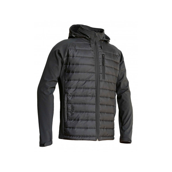 CHAQUETA GLOBO SOFT SHELL NEGRO