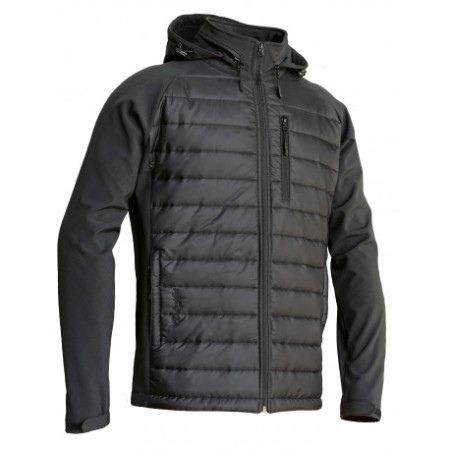 CHAQUETA GLOBO SOFT SHELL NEGRO