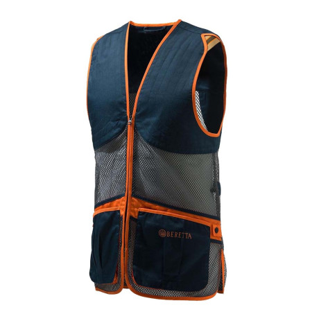 Chaleco Beretta Full Mesh-Azul/Gris