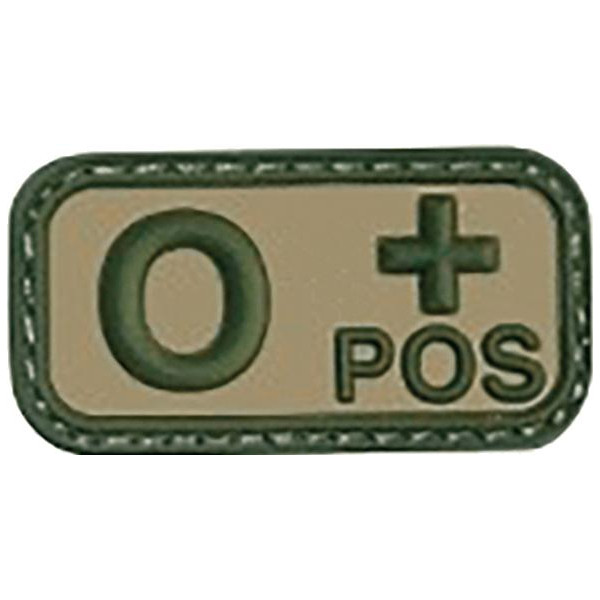 Parche del grupo sanguíneo 0 positivo
