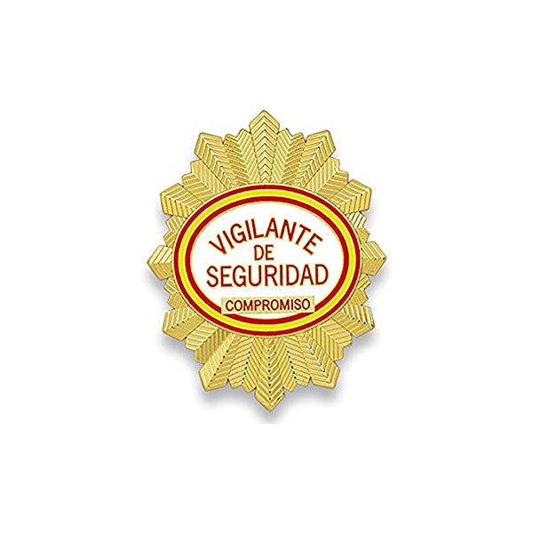 Placa identificación de Vigilante De...