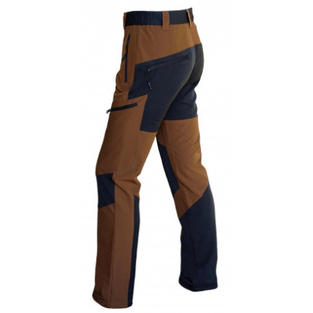 PANTALON MARRON-NEGRO "ELBA"