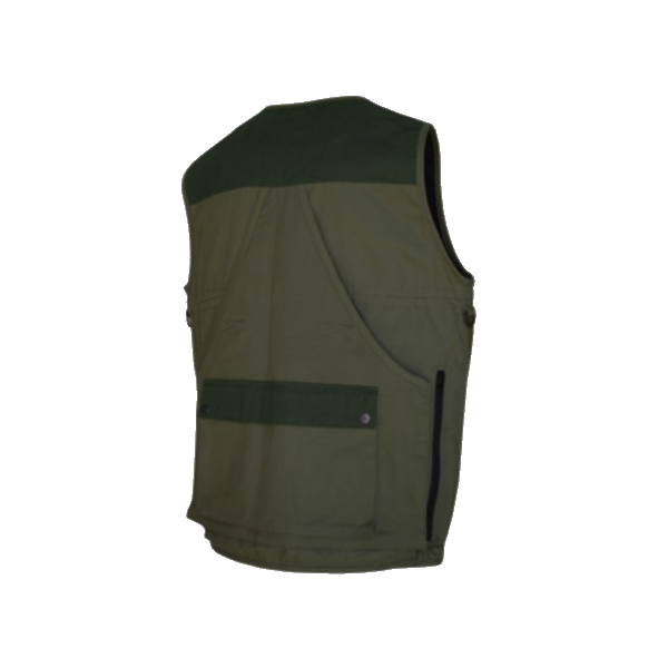 CHALECO DOBLE MORRAL SELVA CAQUI