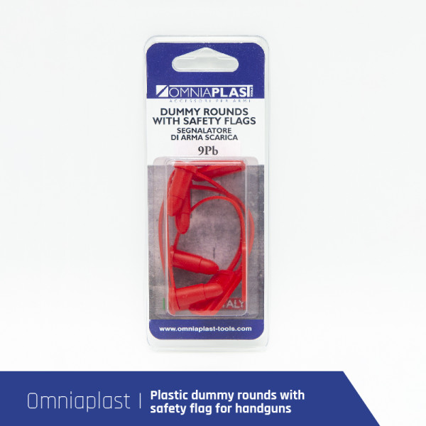 Bandera de seguridad Arma corta plástico