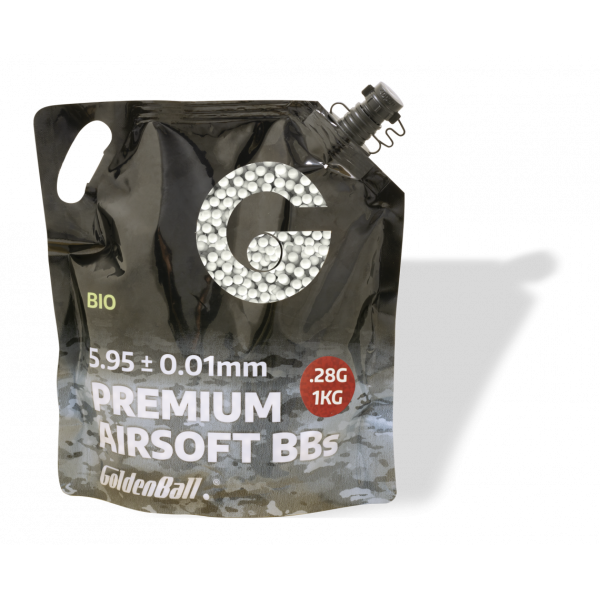 GOLDEN BALL. BIODEGRADABLE. PRECISION. 1