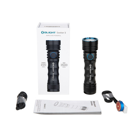 Linterna SEEKER 3 3,500 LUM. NEGRA