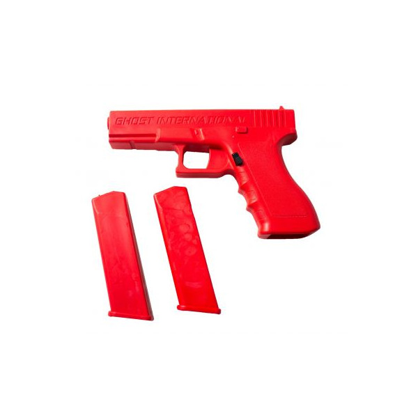 Pistola entrenamiento Glock roja Ghost