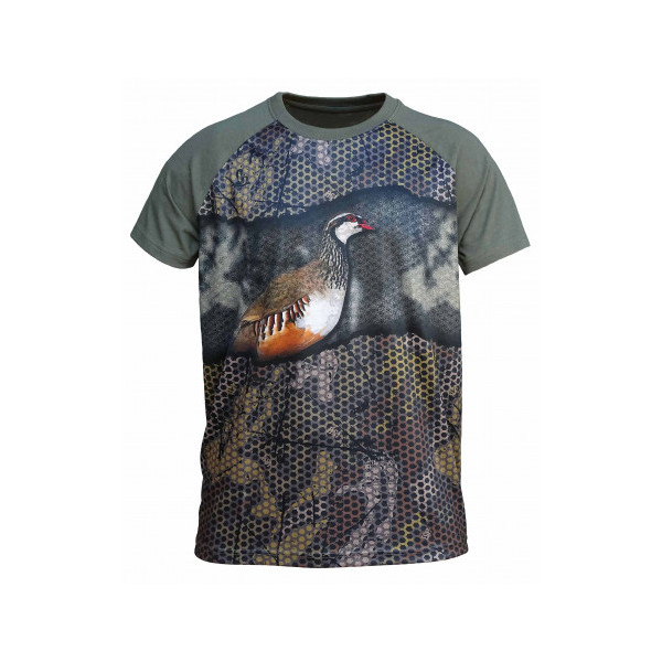 CAMISETA FOREST PRINT 3D "PERDIZ"