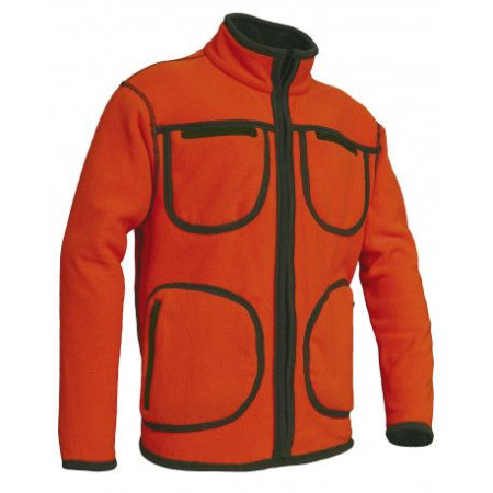 CHAQUETA REVESRSIBLE "NORT" CAQUI/ NARANJA