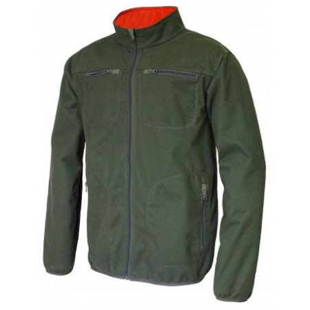 CHAQUETA REVESRSIBLE "NORT" CAQUI/ NARANJA