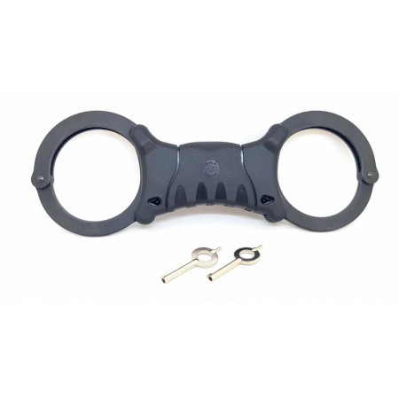 Grillete rigido SPEEDCUFF negro doble cerradura TCH842B