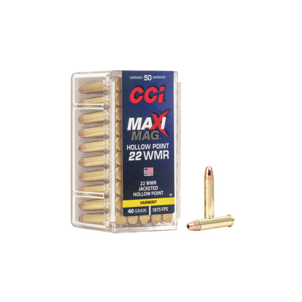 CCI Maxi-Mag - .22 WMR - 40 grains - JHP