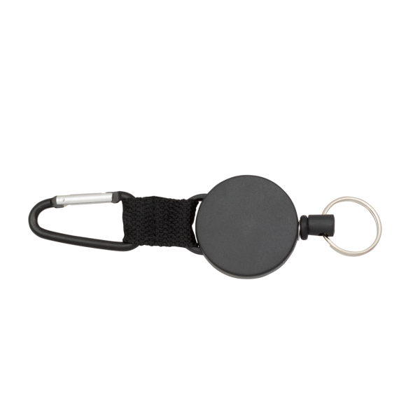 Llavero extensible con mosquetón