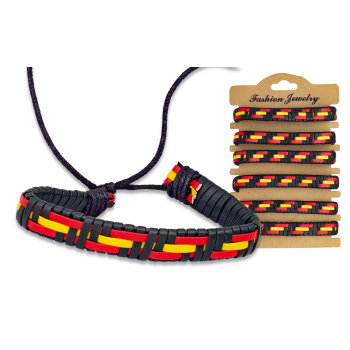 Pulsera polipiel banderas...