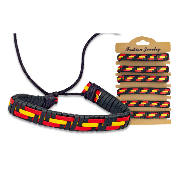 Pulsera polipiel banderas España