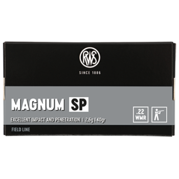 RWS .22 MAGNUM TM 40 GR.