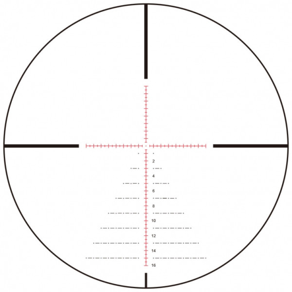Visor Zasdar 5-30X56 mm. Ret.Táctica...