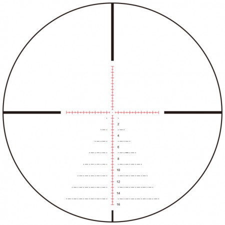 Visor Zasdar 5-30X56 mm. Ret.Táctica 744 iluminada