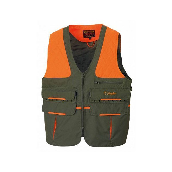 CHALECO DOBLE MORRAL CAQUI/ NARANJA...