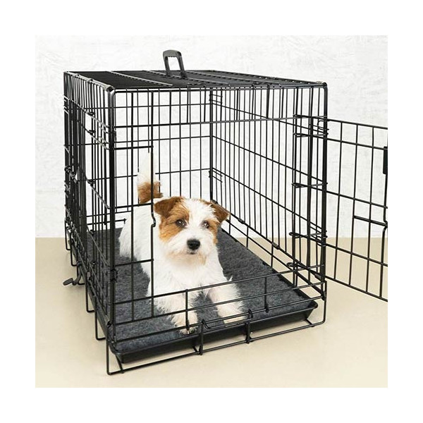 Jaula metálica plegable (124 x 76 x...