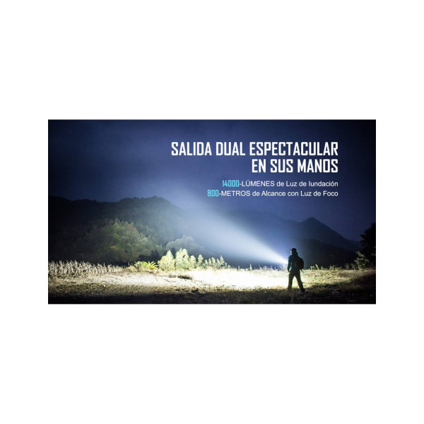 Linterna Marauder 2 14000 lúmenes...