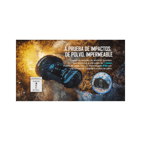 Linterna Marauder 2 14000 lúmenes dual. Olight