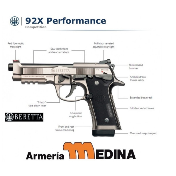 Beretta 92 X Performance